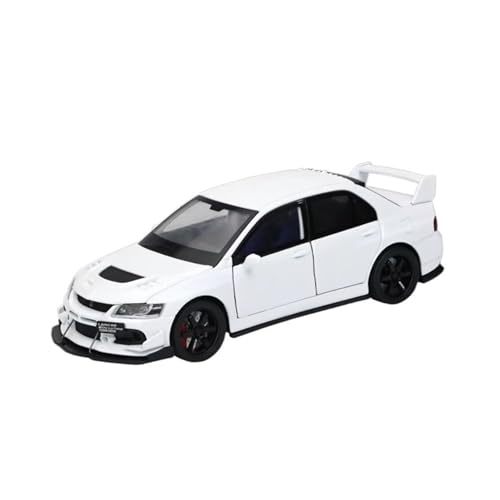 XGFFBAGB 1:32 Für Lancer Evolution Neunte Racing Metall Legierung Diecast Auto Modell Outdoor Sammlung Hobby Boutique Geschenk(White,No Box) von XGFFBAGB