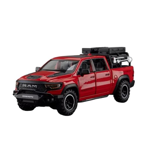 XGFFBAGB 1:32 Für Mammoth 1000 TRX Legierung Pickup Auto Modell Diecast Metall Geländewagen Modell Spielzeug Geschenk(Rosso,No Box) von XGFFBAGB