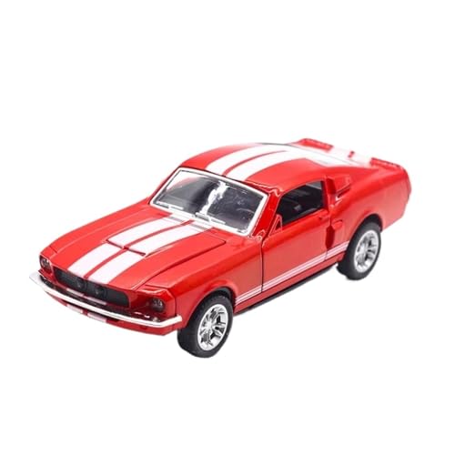 XGFFBAGB 1:32 Für Mustang GT Legierung Diecast Auto Modell Zurückziehen Auto Sammlung Geschenk(Rosso,No Box) von XGFFBAGB