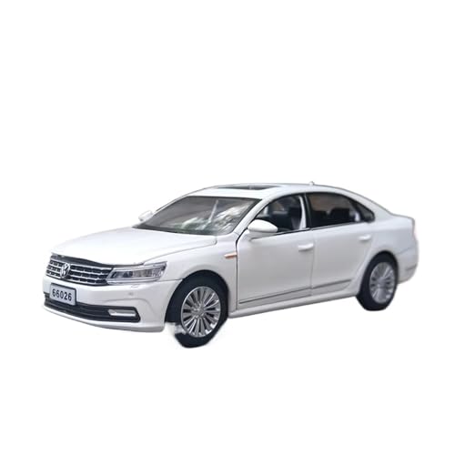 XGFFBAGB 1:32 Für Passat Legierung Skala Auto Modell Diecast Metall Spielzeug Fahrzeug Sammlung Sound & Licht Spielzeug Geschenk(White,No Box) von XGFFBAGB