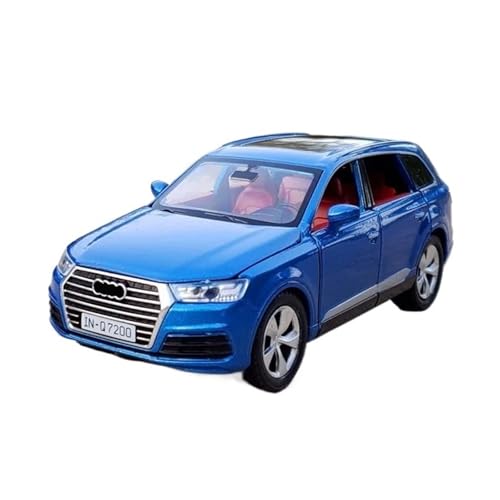 XGFFBAGB 1:32 Für Q7 SUV Legierung Auto Modell Druckguss & Spielzeug Fahrzeuge Metall Auto Modell Sound Und Licht Sammlung Spielzeug Geschenk(Blu,No Box) von XGFFBAGB