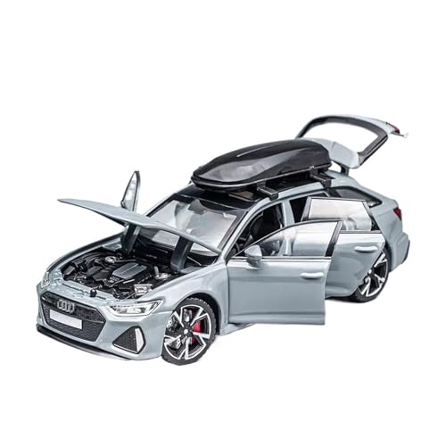 XGFFBAGB 1:32 Für RS6 Modellauto Diecast Metal Geschenk(Gray B,with Box) von XGFFBAGB