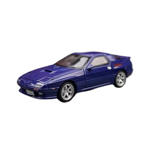 XGFFBAGB 1:32 Für RX7 Diecast Toy Car Model Sound & Light Doors Openable Collection Gift(Blu,No Box) von XGFFBAGB