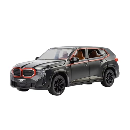 XGFFBAGB 1:32 Für XM Off Road SUV Fahrzeug Legierung Druckguss Auto Modell Sound & Licht Sammlung Dekoratives Geschenk(Black,with Box) von XGFFBAGB