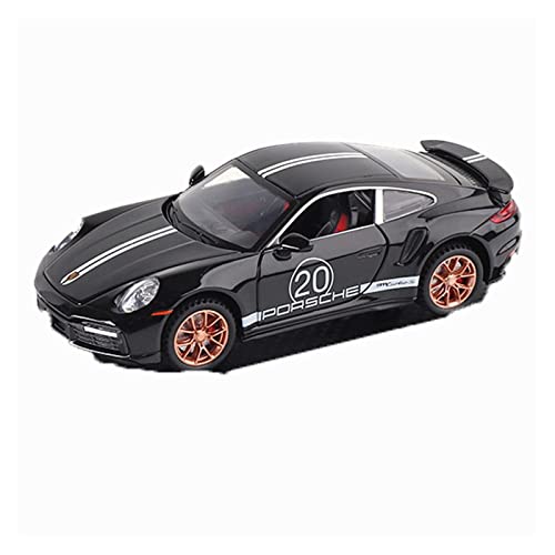 XGFFBAGB Legierung Rennwagen Modell Druckguss Spielzeug 1/32 Für 911 Turbo S Fahrzeuge Metall Sportwagen Modell Spielzeug Geschenke(Black,No Box) von XGFFBAGB