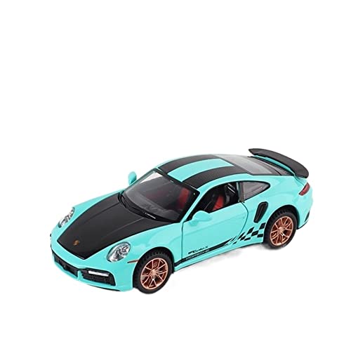 XGFFBAGB Legierung Rennwagen Modell Druckguss Spielzeug 1/32 Für 911 Turbo S Fahrzeuge Metall Sportwagen Modell Spielzeug Geschenke(Green,with Box) von XGFFBAGB