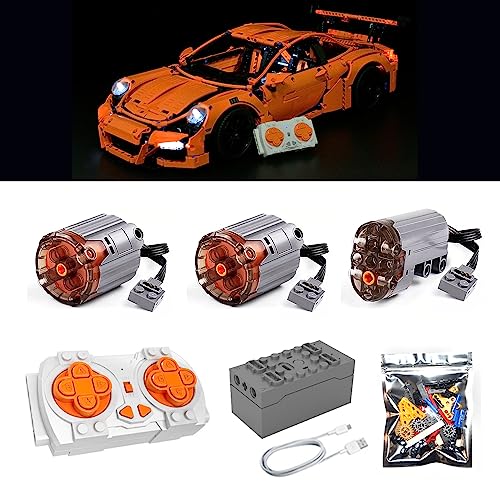 XGREPACK 42056 Motor Modified Power System Fernbedienung App Modes Control Kit für Lego Technic Porsche 911 GT3 RS Bausatz (Lego Set Nicht enthalten) von XGREPACK