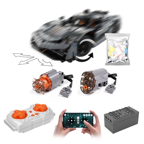 XGREPACK 42184 Motorisierungs-Kit für LEGO 42173 Koenigsegg Jesko Absolut Grey Hypercar (Motor) - Motorisiertes Bausatz-Set, 14+ Jahre, Auto-Thema von XGREPACK