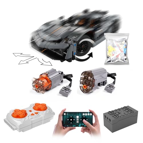 XGREPACK 42184 Motorisierungs-Kit für LEGO 42173 Koenigsegg Jesko Absolut Grey Hypercar (Motor) von XGREPACK