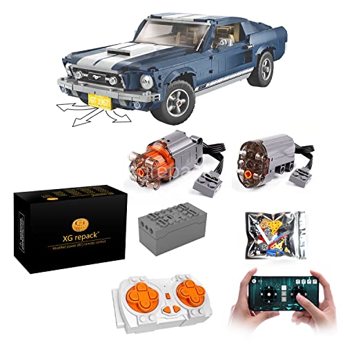 XGREPACK Motorisiertes Motor-MOC für Lego 10265 Ford Mustang – nur elektrisch, Modell Nicht im Lieferumfang enthalten von XGREPACK