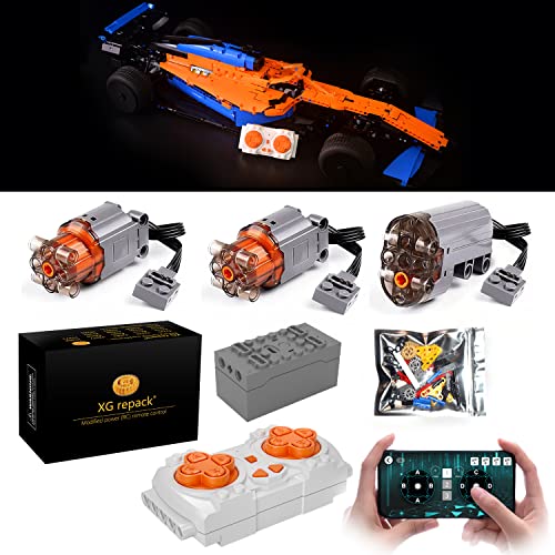 XGREPACK Motorisiertes Motor-MOC für Lego 42141 McLaren Formel-1-Auto – nur elektrisch, Modell Nicht im Lieferumfang enthalten von XGREPACK