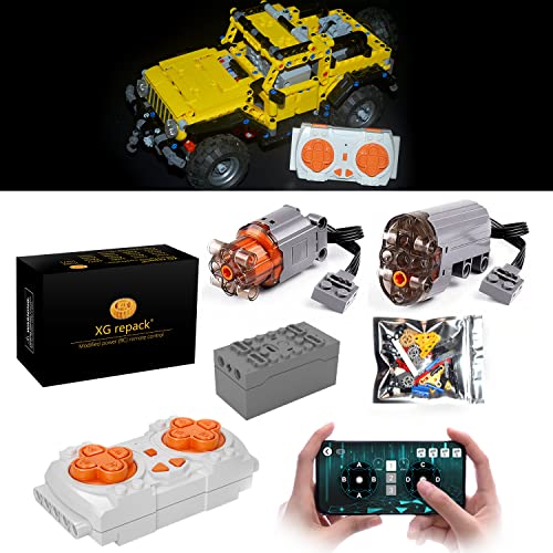 XGREPACK Motorisiertes Motor-MOC für Lego Jeep Wrangler 42122 – nur elektrisch, Modell Nicht im Lieferumfang enthalten von XGREPACK