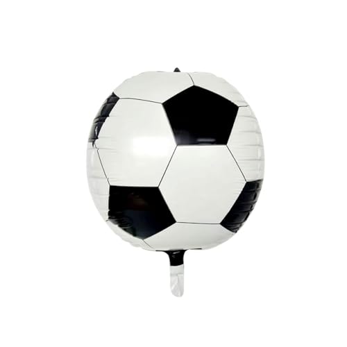 Geburtstagsballon 10 Stück 22-Zoll-Fußballballon-Feiertagsdekoration – Schwarz von XHBGXMV