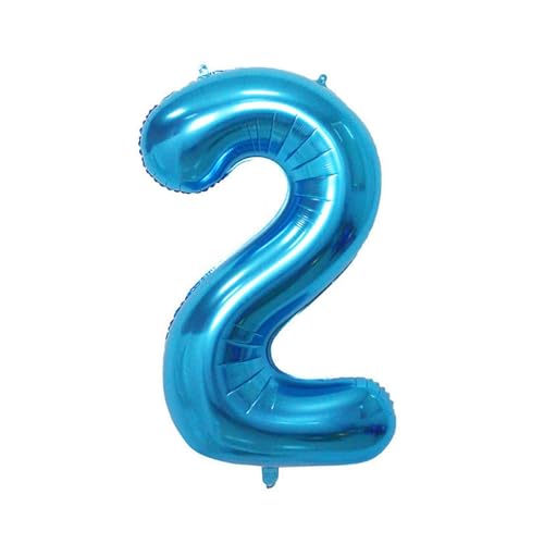Geburtstagsballon 10 Stück 40-Zoll-Luftballons Aus Blauer Aluminiumfolie Für Urlaub, Party, Szene, Dekoration, Dekorationszubehör, Blau 2 von XHBGXMV