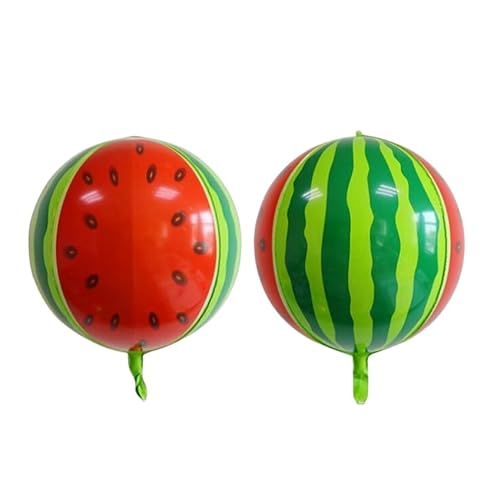 Geburtstagsballon 10 Stück 4D-Wassermelonenform Sommerparty-Dekoration Wassermelonen-Ballon-Dekorationsballons-B von XHBGXMV