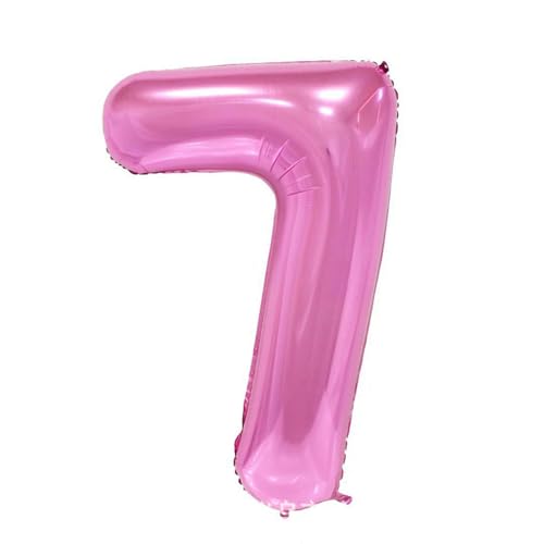 Geburtstagsballon 20 Stück 40-Zoll-Digitalballons Aus Rosafarbener Aluminiumfolie Für Dekorationsszenenpartys-Pink 7 von XHBGXMV