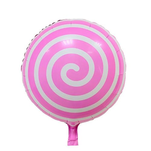 Geburtstagsballon 45 Stück 18-Zoll-Kreis-Aluminiumfolienballons In Lutscherform Für Hochzeits- Und Geburtstagsfeier-Aluminiumfolienballons - Rosa von XHBGXMV