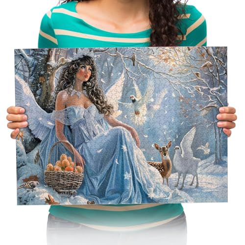 300 Stück Puzzle Engelsmädchen Malerei Puzzle Lernspiele Home Decoration Puzzle 52 * 38cm von XHENTAI