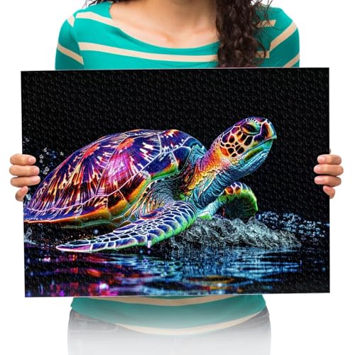 Erwachsenen Puzzle 300 Teile 3D Puzzles Schildkröte helle Farbe DIY Frei Zeit Home Dekoration Kreative Kunst 38 * 52cm von XHENTAI