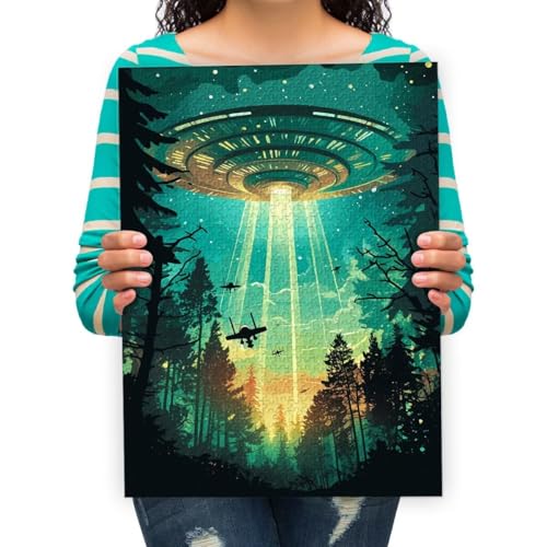 Klassisches Puzzle 2000 Teile Erwachsene Puzzle Puzzle 3D Puzzle UFO-Kunstmalerei Hölzernes Erwachsene Kinder Puzzle Spiels Spielzeug Puzzles 100x70cm von XHENTAI