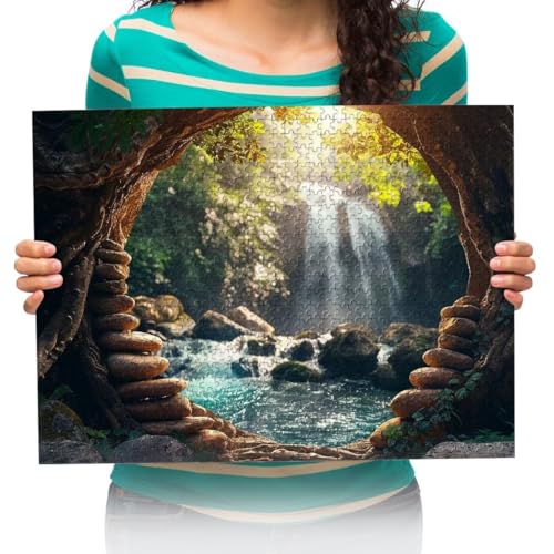 Puzzel Für Erwachsenen Puzzle 300 Teile Kind Puzzles Aus Holz- Geschenk Wohnkultur Modern Festival DIY Geschenk Intellektuelles Spiel 38 * 52cm von XHENTAI