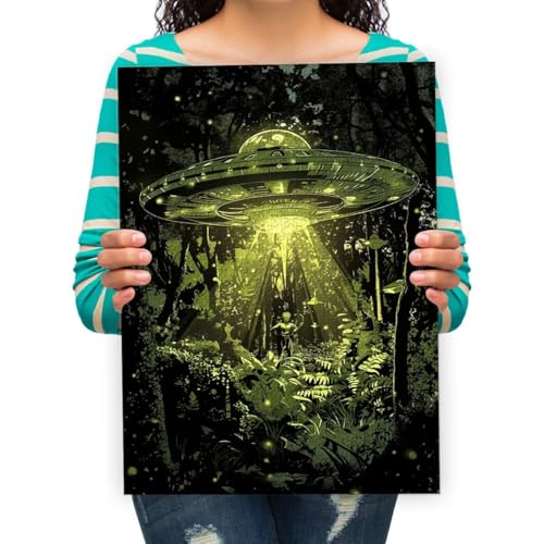 Puzzle 1000 Teile Puzzles für Erwachsene 1000 Teile UFO-Kunstmalerei Jugendliche Und Erwachsene, Sehr Gutes Lernspiel 75x50cm von XHENTAI