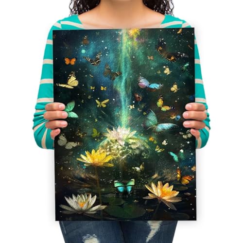 Puzzle 2000 Teile Erwachsene -Blume Erde Schmetterling 2000 Stück Puzzle für Erwachsene Kinder, Puzzles Spielzeug Geschenk für Zuhause Wanddekoration Puzzle Bodenpuzzle 100x70cm von XHENTAI