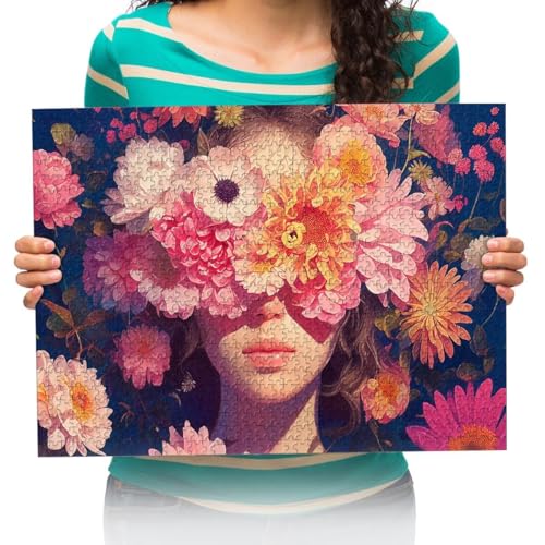 Puzzle 300 Teile,Blumen für Mädchen Erwachsene Kinder Puzzle Spiels Spielzeug Puzzles 52 * 38cm von XHENTAI