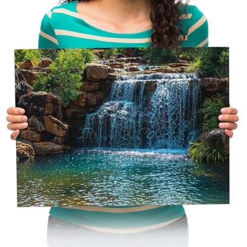 Puzzle 300 Teile Blick auf den Wasserfall Kinder SKunst Für Erwachsene Kinder Spiele Lernspielzeug 38 * 52cm von XHENTAI