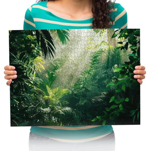 Puzzle 300 Teile Wald und Sonnenschein - 300 Teile Puzzle für Erwachsene und Kinder ab 14 Jahren - Geschicklichkeitsspiel für die ganze Familie - Geschenk an Kinder 38 * 52cm von XHENTAI