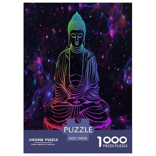 Buddha-Statue Puzzles 1000 Teile Schwer Puzzle Spielzeug Lernspiel Impossible Herausforderung Spielzeug Für Erwachsene Kinder 70x50cm/1000pcs Buddha-Statue Puzzles 1000 Teile Schwer Puzzle Spielzeug Lernspiel Impossible Herausforderung Spielzeug Für Erwachsene Kinder 70x50cm/1000pcs von XHSMSHWY