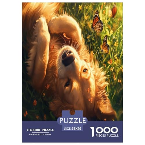 Der Labrador Retriever Puzzles 1000 Teile Schwer Puzzle Spielzeug Pädagogisches Spiel Impossible Herausforderung Spielzeug Für Erwachsene Kinder 38x26cm/1000pcs Der Labrador Retriever Puzzles 1000 Teile Schwer Puzzle Spielzeug Pädagogisches Spiel Impossible Herausforderung Spielzeug Für Erwachsene Kinder 38x26cm/1000pcs von XHSMSHWY