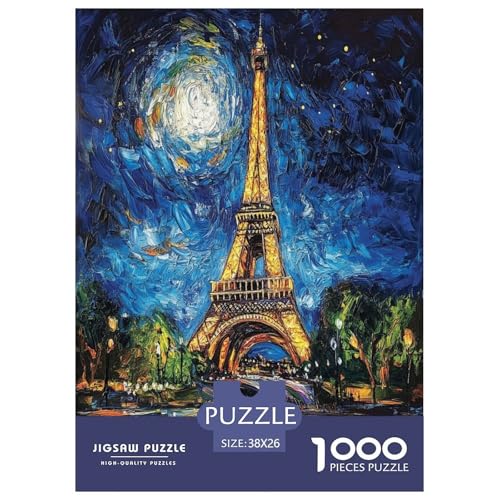 Eiffelturm Puzzles 1000 Teile Schwer Puzzle Spielzeug Lernspiel Impossible Herausforderung Spielzeug Für Erwachsene Und Kinder Ab 14 Jahren 38x26cm/1000pcs Eiffelturm Puzzles 1000 Teile Schwer Puzzle Spielzeug Lernspiel Impossible Herausforderung Spielzeug Für Erwachsene Und Kinder Ab 14 Jahren 38x26cm/1000pcs von XHSMSHWY