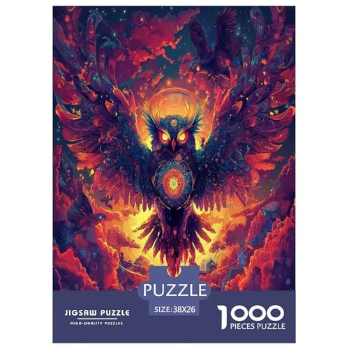 Eule Puzzle 1000 Teile Schwer Puzzle Spielzeug Pädagogisches Spiel Impossible Herausforderung Spielzeug Für Erwachsene Und Kinder in Bewährter 38x26cm/1000pcs Eule Puzzle 1000 Teile Schwer Puzzle Spielzeug Pädagogisches Spiel Impossible Herausforderung Spielzeug Für Erwachsene Und Kinder in Bewährter 38x26cm/1000pcs von XHSMSHWY