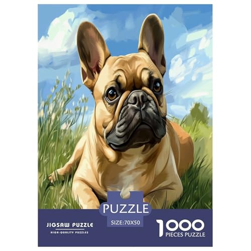 Französischer Bullhund Puzzle 1000 Teile Schwer Puzzle Spielzeug Pädagogisches Spiel Impossible Herausforderungsspielzeug Für Erwachsene Und Kinder Ab 14 Jahren 70x50cm/1000pcs Französischer Bullhund Puzzle 1000 Teile Schwer Puzzle Spielzeug Pädagogisches Spiel Impossible Herausforderungsspielzeug Für Erwachsene Und Kinder Ab 14 Jahren 70x50cm/1000pcs von XHSMSHWY