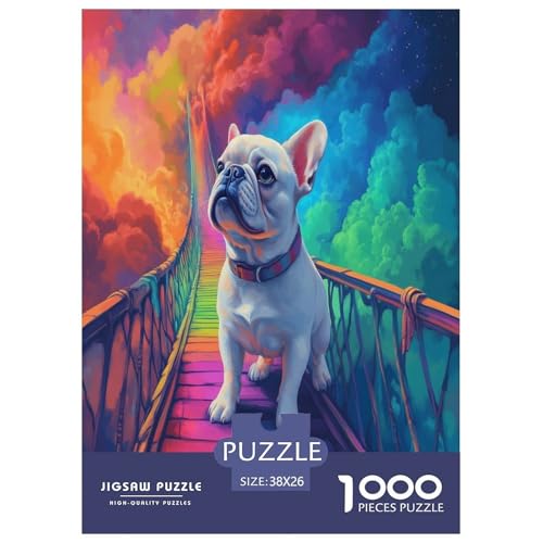 Französischer Bullhund Puzzles 1000 Teile Schwer Puzzle Spielzeug Pädagogisches Spiel Impossible Herausforderung Spielzeug Für Erwachsene Und Kinder Ab 12 Jahren 38x26cm/1000pcs Französischer Bullhund Puzzles 1000 Teile Schwer Puzzle Spielzeug Pädagogisches Spiel Impossible Herausforderung Spielzeug Für Erwachsene Und Kinder Ab 12 Jahren 38x26cm/1000pcs von XHSMSHWY
