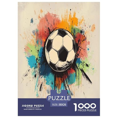 Fußball Puzzles 1000 Teile Schwer Puzzle Spielzeug Lernspiel Impossible Herausforderung Spielzeug Für Erwachsene Kinder 38x26cm/1000pcs Fußball Puzzles 1000 Teile Schwer Puzzle Spielzeug Lernspiel Impossible Herausforderung Spielzeug Für Erwachsene Kinder 38x26cm/1000pcs von XHSMSHWY