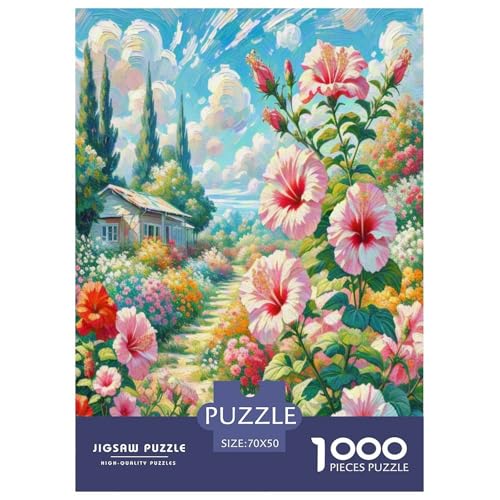 Hibiscus Puzzles 1000 Teile Schwer Puzzle Spielzeug Pädagogisches Spiel Impossible Herausforderungsspielzeug Für Erwachsene Und Kinder Ab 12 Jahren 70x50cm/1000pcs Hibiscus Puzzles 1000 Teile Schwer Puzzle Spielzeug Pädagogisches Spiel Impossible Herausforderungsspielzeug Für Erwachsene Und Kinder Ab 12 Jahren 70x50cm/1000pcs von XHSMSHWY