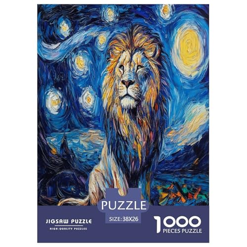 Löwen Puzzle 1000 Teile Schwer Puzzle Spielzeug Pädagogisches Spiel Impossible Herausforderung Spielzeug Für Erwachsene Kinder 38x26cm/1000pcs Löwen Puzzle 1000 Teile Schwer Puzzle Spielzeug Pädagogisches Spiel Impossible Herausforderung Spielzeug Für Erwachsene Kinder 38x26cm/1000pcs von XHSMSHWY