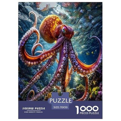 Octopus Puzzles 1000 Teile Schwer Puzzle Spielzeug Lernspiel Impossible Herausforderung Spielzeug Für Erwachsene Kinder 70x50cm/1000pcs Octopus Puzzles 1000 Teile Schwer Puzzle Spielzeug Lernspiel Impossible Herausforderung Spielzeug Für Erwachsene Kinder 70x50cm/1000pcs von XHSMSHWY