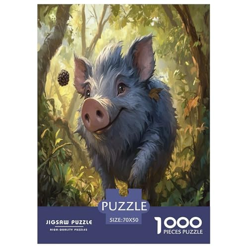 Schwein Puzzle 1000 Teile Schwer Puzzle Spielzeug Lernspiel Impossible Herausforderung Spielzeug Für Erwachsene Kinder 70x50cm/1000pcs Schwein Puzzle 1000 Teile Schwer Puzzle Spielzeug Lernspiel Impossible Herausforderung Spielzeug Für Erwachsene Kinder 70x50cm/1000pcs von XHSMSHWY