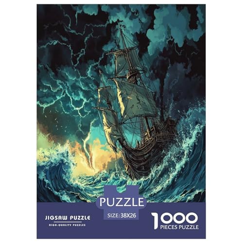Segelboot Puzzle 1000 Teile Schwer Puzzle Spielzeug Pädagogisches Spiel Impossible Herausforderung Spielzeug Für Erwachsene Kinder 38x26cm/1000pcs Segelboot Puzzle 1000 Teile Schwer Puzzle Spielzeug Pädagogisches Spiel Impossible Herausforderung Spielzeug Für Erwachsene Kinder 38x26cm/1000pcs von XHSMSHWY