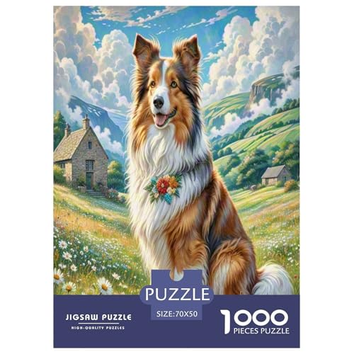 Shetlandsherhund Puzzles 1000 Teile Schwer Puzzle Spielzeug Lernspiel Impossible Herausforderung Spielzeug Für Erwachsene Und Kinder Ab 12 Jahren 70x50cm/1000pcs Shetlandsherhund Puzzles 1000 Teile Schwer Puzzle Spielzeug Lernspiel Impossible Herausforderung Spielzeug Für Erwachsene Und Kinder Ab 12 Jahren 70x50cm/1000pcs von XHSMSHWY