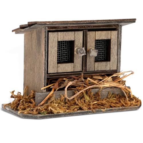 Mini Puppenhaus Zubehör, Garten Miniatur Hühnerstall für Puppenhaus, Miniatur Garten Deko, Miniatur Garten Set, Miniatur Deko für Puppenhaus, Halloween, Weihnachten Mini Puppenhaus Zubehör, Garten Miniatur Hühnerstall für Puppenhaus, Miniatur Garten Deko, Miniatur Garten Set, Miniatur Deko für Puppenhaus, Halloween, Weihnachten von XIABYAYU