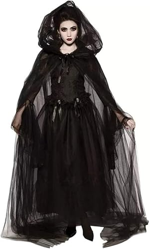 XIANMY Geisterbraut Halloween Hexe Cosplay Hochzeitskleid Schleier Kleid Horror Kostüme für Party Maskerade Verkleidung von XIANMY