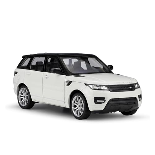 XIANZHOU Exquisites Automodell 1:24 Legierungsdruckguss-Automodelle for Land Rover Range Rover Sport Simulation Sound Und Licht Geschenk(Größe:White) von XIANZHOU