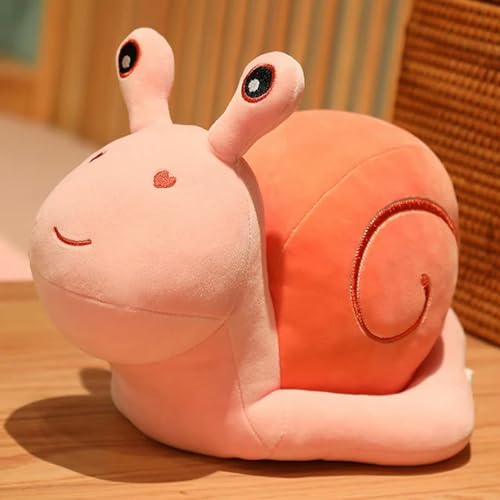 XIAOSHILIU Cartoon Schnecken Plüsch Spielzeug Schönes Tier Kissen Gefüllt Weiche Kawaii Schnecke Puppen Sofa Kissen Niedliches Geburtstagsgeschenk für Mädchen 20cm 2 von XIAOSHILIU