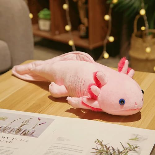 XIAOSHILIU Cute Salamander Plush Toys Simulation Dinosaur Stuffed Doll Animal Dolls Gift for Kids 45cm 3 von XIAOSHILIU