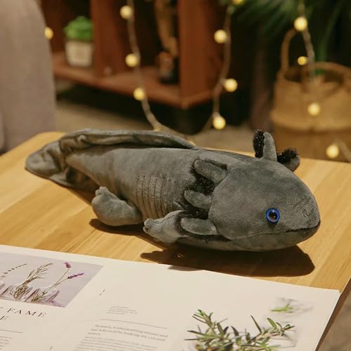 XIAOSHILIU Cute Salamander Plush Toys Simulation Dinosaur Stuffed Doll Animal Dolls Gift for Kids 45cm 4 von XIAOSHILIU