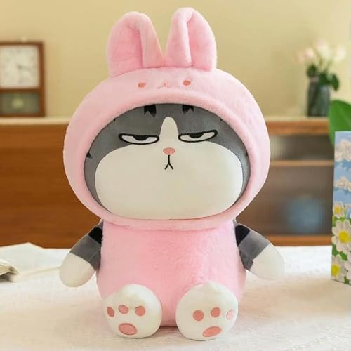 XIAOSHILIU Home Decoration Animal Plush Plush Pillow Arrogant Plush Animal Toy Cat Plush Toys Stuffed Toys Cat Plush Doll 23cm 3 von XIAOSHILIU